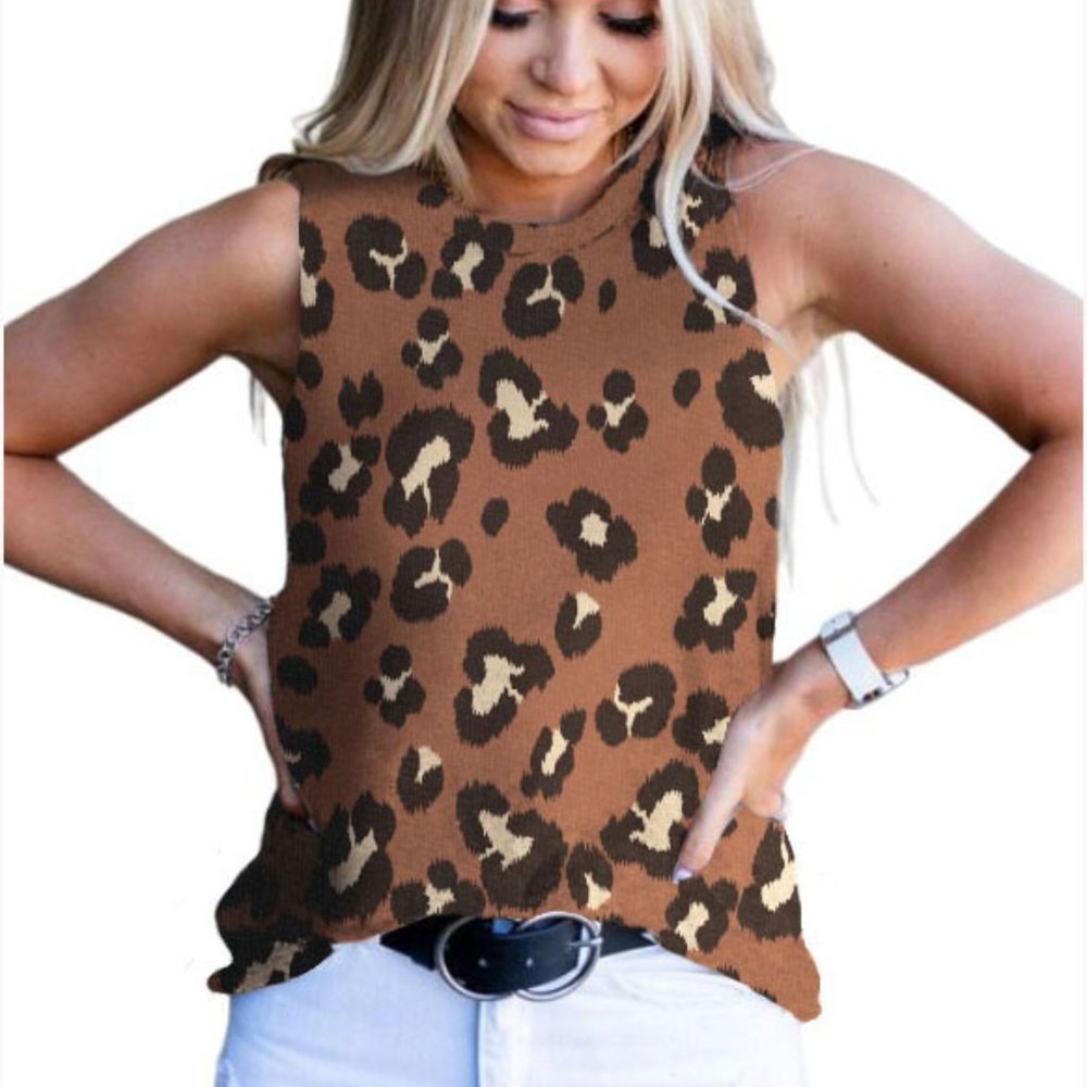 Leopard Casual Summer Tops | S-3XL